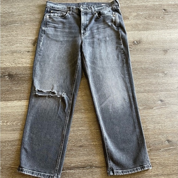 A & R Woman Gray/Black Jeans - Picture 2 of 7